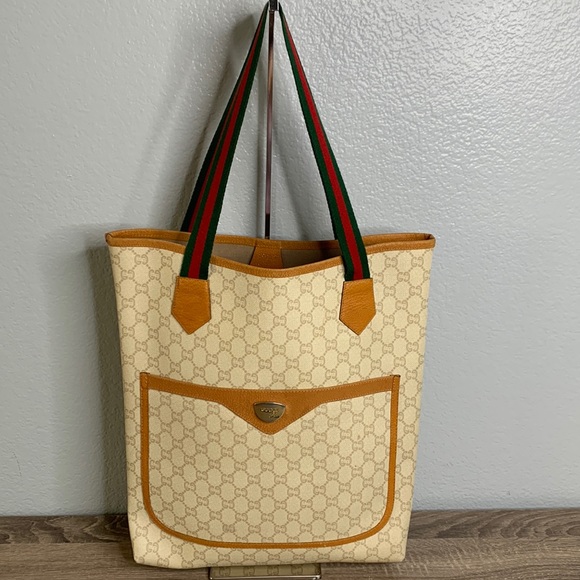 Gucci Handbags - Gucci Cherry line vintage PVC tote